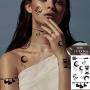 18 Sheets Fake Black Tiny Temporary Tattoos Body Stickers Hand Neck Wrist Art Fashion