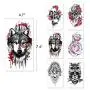 Leoars Temporary Sleeve Tattoos, Extra Large Full ArmTattoos Sleeves and Half Arm Fake Tattoos for Men Women Body Art, 24-Sheet Leoars Temporary Sleeve Tattoos, Extra Large Full ArmTattoos Sleeves and Half Arm Fake Tattoos for Men Women Body Art, 24-Sheet