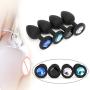 BUBUCAST New 7 * 2.8cm Black Small Silicone Plug Both Man and Woman Amal