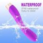 G Spot Vibrator Sex Toy for Women, SHEQU Vibrating Dildo Sex Massager Vagina Clit Stimulator Vibes with 10 Speeds Rechargeable Couples Masturbator Adult Novelty Gift (Purple Lora)