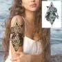 6 Sheets FANRUI Sexy Large Geometric Flowers Temporary Tattoos For Women Girls Triangle Rose Painting Big Peony Tatoos Paper Waterproof Arm Back Legs Camellia Floral Fake Tattoo Sticker Realistic 6 Sheets FANRUI Sexy Large Geometric Flowers Temporary Tattoos For Women Girls Triangle Rose Painting Big Peony Tatoos Paper Waterproof Arm Back Legs Camellia Floral Fake Tattoo Sticker Realistic