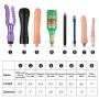 Y-Not Automatic Love Machine, Fast Pumping and Thrusting Multi-Speed Telescopic Hands-Free Dildo Retractable Masturbation Sex Toys for Women and Men with 8 Attachments