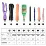 Y-Not Automatic Love Machine, Fast Pumping and Thrusting Multi-Speed Telescopic Hands-Free Dildo Retractable Masturbation Sex Toys for Women and Men with 8 Attachments