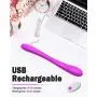 Double Dildo Vibrator - BOMBEX Eden Remote Double-Ended Dildo with 7 Vibration Modes for Couples, Dual Motors Silicone Rechargeable Anal G-spot Stimulator for Men Women Double Dildo Vibrator - BOMBEX Eden Remote Double-Ended Dildo with 7 Vibration Modes for Couples, Dual Motors Silicone Rechargeable Anal G-spot Stimulator for Men Women