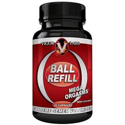 Ball Refill by Vigor Labs Semen Volumizer & Male Enhancement Supplement | Boost Sexual Drive & Libido | Improved Orgasms & Sexual Performance | Increase Semen Volume | 30 Capsules