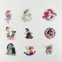 Cute Princess Laptop Sticker for Girl 100pcs Pack Lovely Vinyl Skateboard Water Bottle Computer Travel Case Guitar Snowboard Luggage Car Bike Phone Graffiti Decal