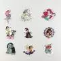 Cute Princess Laptop Sticker for Girl 100pcs Pack Lovely Vinyl Skateboard Water Bottle Computer Travel Case Guitar Snowboard Luggage Car Bike Phone Graffiti Decal