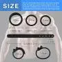Allovers Penis Rings Set,Stretchy Erection Cock Rings for Men Longer Harder Erection Premature Ejaculation,Sex Rings for Couples