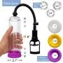 Vacuum Mans Manual Penis Pump with Powerful Suction for Maxium Width with Easy Grip Pump Handle & Includes Free Cock Ring Vacuum Mans Manual Penis Pump with Powerful Suction for Maxium Width with Easy Grip Pump Handle & Includes Free Cock Ring
