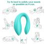 WINJOY G Spot Vibrator, Wireless Couple Vibrator with Rechargeable Remote Control & Dual Motors, Adult Sex Toys for Clitoral Nipple Anal Vagina Stimulation, 10 Vibrations for Women Men Couples Play