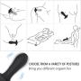 Vibrating Butt Plug-Anal Sex Toys Trainer for Beginners Dildo Soft Safe Silicone Anal Vibrator Medical Grade Trainer Flexible Waterproof with 7 Vibration Modes for Men Women Toy by Honey Play