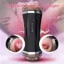 Voice Interactive 8 Vibration 100% Medical Grade Premium for Men Silicone Warm Mugs -Trainer Sleeves