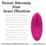 Tulips - Complete Clitoris Vibrator - Sex Toy with 10 Settings for Women and Couples, Waterproof, Rechargeable, Quiet, by Sweet Vibrations (Pink)