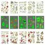 CCbeauty 15 Sheets Christmas Tattoo Stickers Glow in The Dark,Luminous Party Tattoo Stickers Waterproof Cartoon Snowflake Xmas Tattoo for Kids CCbeauty 15 Sheets Christmas Tattoo Stickers Glow in The Dark,Luminous Party Tattoo Stickers Waterproof Cartoon Snowflake Xmas Tattoo for Kids