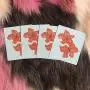 DaLin 4 Sheets Sexy Floral Temporary Tattoos for Women Flowers Collection (Red Cherry) DaLin 4 Sheets Sexy Floral Temporary Tattoos for Women Flowers Collection (Red Cherry)