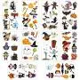 Halloween Stickers Kids Party Temporary Tattoos Set for Kid - Happy Halloween Decoration Party Temporary Tattoos Sticker,10 Sheets Halloween Stickers Kids Party Temporary Tattoos Set for Kid - Happy Halloween Decoration Party Temporary Tattoos Sticker,10 Sheets