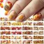 Fall Nail Art Stickers Halloween Thanksgiving Nail Art Accessories Decals 12 Sheets Maple Leaves Water Transfer Autumn Nail Stickers for Women Girls Fingernail Toenail Decoration Manicure Tips Tattoos Fall Nail Art Stickers Halloween Thanksgiving Nail Art Accessories Decals 12 Sheets Maple Leaves Water Transfer Autumn Nail Stickers for Women Girls Fingernail Toenail Decoration Manicure Tips Tattoos