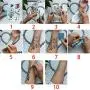 50 Sheets Numbers Finger Neck Face Temporary Tattoo Sticker DIY Body Art