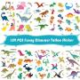 DmHirmg Dinosaur Temporary Tattoos for Kids Boys Girls，Kids Dinosaur Tattoos Sets, Waterproof Fake Tattoo Stickers, Kids Birthday Party Favors Supplies (109PCS)