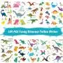 DmHirmg Dinosaur Temporary Tattoos for Kids Boys Girls，Kids Dinosaur Tattoos Sets, Waterproof Fake Tattoo Stickers, Kids Birthday Party Favors Supplies (109PCS)