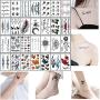 Temporary Tattoos for Women Tattoo Sticker Hand Neck Wrist Fashion Art Body Removable Tattoos Waterproofing 30 Sheets (style3)