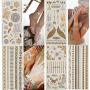 Temporary Tattoos,Metallic,5 Large Sheets Gold Silver Glitter, by WffDirect,80+ Color Flash Fake Waterproof Tattoo Stickers-For Adults or Kids