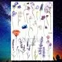 COKTAK 6 Pieces/Lot Large 3D Flower Rose Temporary Tattoos Stickers For Women Girls DOT Pattern Sexy Body Art Big Arm Tatoo Lavender Black Geometric Watercolor Tattoo Daisy Peony Sweetpea Lily Flora COKTAK 6 Pieces/Lot Large 3D Flower Rose Temporary Tattoos Stickers For Women Girls DOT Pattern Sexy Body Art Big Arm Tatoo Lavender Black Geometric Watercolor Tattoo Daisy Peony Sweetpea Lily Flora