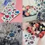 Lady Up 20 Sheets Mixed Style Body Art Temporary Tattoos Paper, Flowers, Roses, Butterflies and Multi-Colored Waterproof Tattoo for Women, 90×190mm Lady Up 20 Sheets Mixed Style Body Art Temporary Tattoos Paper, Flowers, Roses, Butterflies and Multi-Colored Waterproof Tattoo for Women, 90×190mm