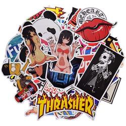 100 PCS Not Repeat Graffiti Sticker Label Fashion Label Art Car Board Waterproof Random Stickers