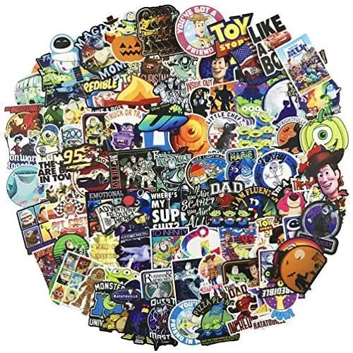 Cartoon Laptop Stickers for Kids|100 Pack|, Cool Teen Children Girls Halloween Gift, Water Bottle Travel Case Computer Toy Skateboard Motorcycle Phone Bicycle Luggage Guitar Bike Vinyl Decal(Pixar) Cartoon Laptop Stickers for Kids|100 Pack|, Cool Teen Children Girls Halloween Gift, Water Bottle Travel Case Computer Toy Skateboard Motorcycle Phone Bicycle Luggage Guitar Bike Vinyl Decal(Pixar)