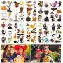 Halloween Temporary Tattoos for Kids, 100 Assorted Waterproof Cute Pumpkin Tattoos Stickers for Kids and Children Party Favors Halloween Temporary Tattoos for Kids, 100 Assorted Waterproof Cute Pumpkin Tattoos Stickers for Kids and Children Party Favors