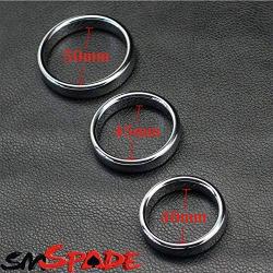 Metal Cock Ring, Alloy Penis Ring (Diameter 45mm)