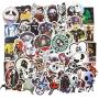 Halloween Stickers, 50pcs The Nightmare Before Christmas Stickers, Laptop Stickers Skateboard Stickers for Teens Vinyl Waterproof Tim Burton Stickers Luggage Bike Computer Stickers Decal