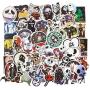 Halloween Stickers, 50pcs The Nightmare Before Christmas Stickers, Laptop Stickers Skateboard Stickers for Teens Vinyl Waterproof Tim Burton Stickers Luggage Bike Computer Stickers Decal