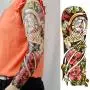 Leoars 4 Sheets Large Arm Temporary Tattoos and 4 Sheets Full Arm Sleeve Tattoo Sticker, Big Peacock Lotus Rose Fake Tattoos Sleeve Body Art for Women Men Leoars 4 Sheets Large Arm Temporary Tattoos and 4 Sheets Full Arm Sleeve Tattoo Sticker, Big Peacock Lotus Rose Fake Tattoos Sleeve Body Art for Women Men