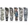 Pinkiou Temporary Tattoo Full Arm Body Stickers Arm Shoulder Tattoo For Man Women Buddha, Skull, Eagle eye, Beauty and Beast Etc (18-0094)
