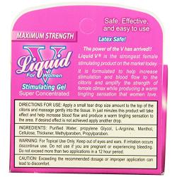 Body Action Liquid V For Women Stimulating Product, 3 pack, 3.3 mL each,Tubes