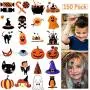 Temporary Tattoos Kids, 150 Assorted Halloween Tattoo Waterproof Cute Designs Stick on Children Tattoos, Pumpkin Tattoos Stickers for Kids Children Party Favors,150Patterns Temporary Tattoos Kids, 150 Assorted Halloween Tattoo Waterproof Cute Designs Stick on Children Tattoos, Pumpkin Tattoos Stickers for Kids Children Party Favors,150Patterns