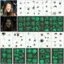 Konsait 73PCS Glow in the Dark Halloween Tattoos Kids, Luminous Tattoos, Halloween Spider Themed Sticker for Children Girls Boys for Halloween Party FavorsTrick or Treat Gift,Birthday Party Bag Filler Konsait 73PCS Glow in the Dark Halloween Tattoos Kids, Luminous Tattoos, Halloween Spider Themed Sticker for Children Girls Boys for Halloween Party FavorsTrick or Treat Gift,Birthday Party Bag Filler