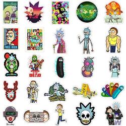 Acekar Rick and Morty Stickers for Hydro Flask, | 50 PCS | Vinyl Waterproof Stickers for Laptop,Skateboard,Water Bottles,Computer,Phone, Cute Anime Stickers (Rick and Morty)