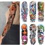 Leoars Extra Large Sleeve Temporary Tattoos, Full Arm Tattoo Sleeves, Fake Sleeve Tattoo Stickers for Men Women, 6-Sheet