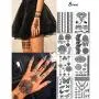8 Sheets Temporary Tattoo Stickers Lace Sexy Body Waterproof Tattoo stickers Women Wedding Party 8 Sheets Temporary Tattoo Stickers Lace Sexy Body Waterproof Tattoo stickers Women Wedding Party