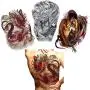 3 Sheets Big Large Full Back Chest Tattoo Sticker Temporary Dragon Decal for Women Men 3 Sheets Big Large Full Back Chest Tattoo Sticker Temporary Dragon Decal for Women Men