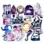 Galaxy Stickers Pack 100 Pcs Suitcase Stickers Vinyl Decals for Laptop Bumper Helmet Ipad Car Luggage Water Bottle Galaxy Stickers Pack 100 Pcs Suitcase Stickers Vinyl Decals for Laptop Bumper Helmet Ipad Car Luggage Water Bottle
