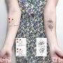 Ooopsiun 25 Sheets Waterproof Temporary Tattoos For Women Girls and Men, Black Temporary Tattoo Fake Tattoos Body Art Sticker Flower Whale Cat