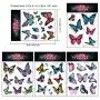 Konsait Kids Tattoos Butterfly Temporary Tattoos, Fake Tattoo Sticker for Girls Kids Women Childrens Birthday Party Bag Filler Gift Birthday Girls Party Favors, 16 Sheets Konsait Kids Tattoos Butterfly Temporary Tattoos, Fake Tattoo Sticker for Girls Kids Women Childrens Birthday Party Bag Filler Gift Birthday Girls Party Favors, 16 Sheets