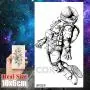 COKTAK 8 Pieces/Lot 3D Watercolor Blue Astronaut Cartoon Kids Temporary Tattoos For Children Cute Space Man Children Tattoo Sticker Women Girls Boys Body Art Waterproof Tatoos Sheet COKTAK 8 Pieces/Lot 3D Watercolor Blue Astronaut Cartoon Kids Temporary Tattoos For Children Cute Space Man Children Tattoo Sticker Women Girls Boys Body Art Waterproof Tatoos Sheet