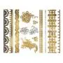 Terra Tattoos Gold Henna Temporary Tattoos - 75 Fake Metallic Tattoos Terra Tattoos Gold Henna Temporary Tattoos - 75 Fake Metallic Tattoos