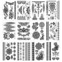 Temporary Tattoos Black Henna 100+ Designs, Realistic Temporary Tattoos for Women Teens Girls,Durable Waterproof Mandala Tattoo Temporary, Sexy Fake tattoo Sticker for Ladies