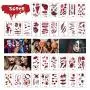 Halloween Temporary Tattoos - Innoo Tech Halloween Scar Tattoo, 30 Sheet Halloween Tattoo Stickers with Fake Bloody Scar Wound Injury Body Stickers Waterproof for Halloween Cosplay Party